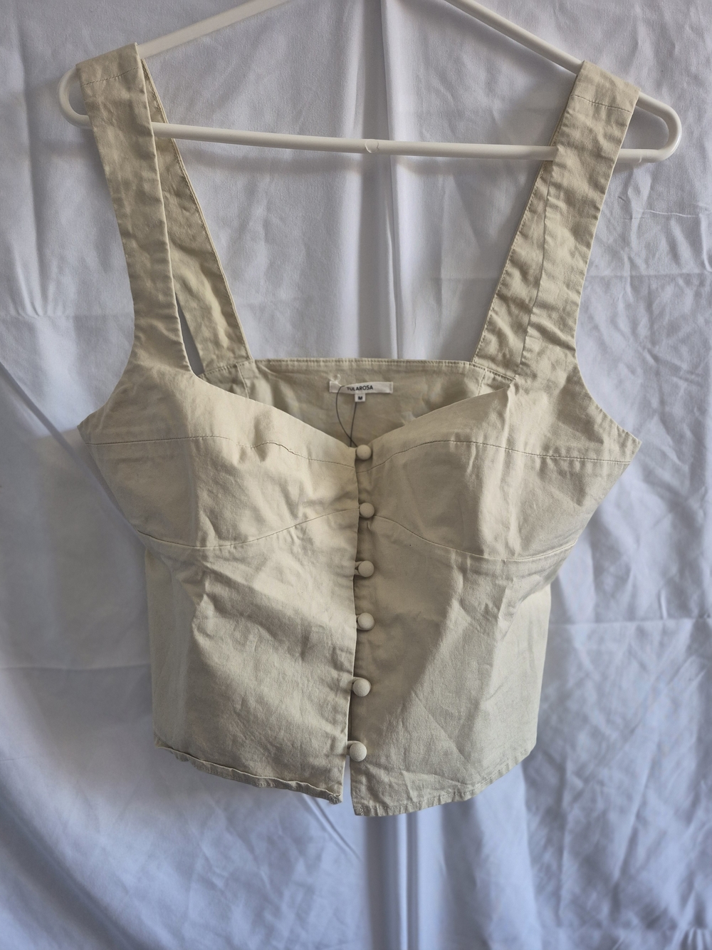 Tularosa Jess Crop Top In Oat